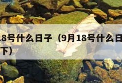 9月18号什么日子（9月18号什么日子百度一下）