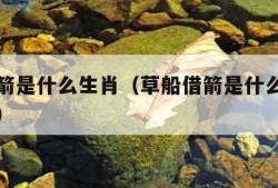 草船借箭是什么生肖（草船借箭是什么生肖正确答案）