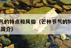 芒种节气的特点和风俗（芒种节气的特点和风俗 由来简介）